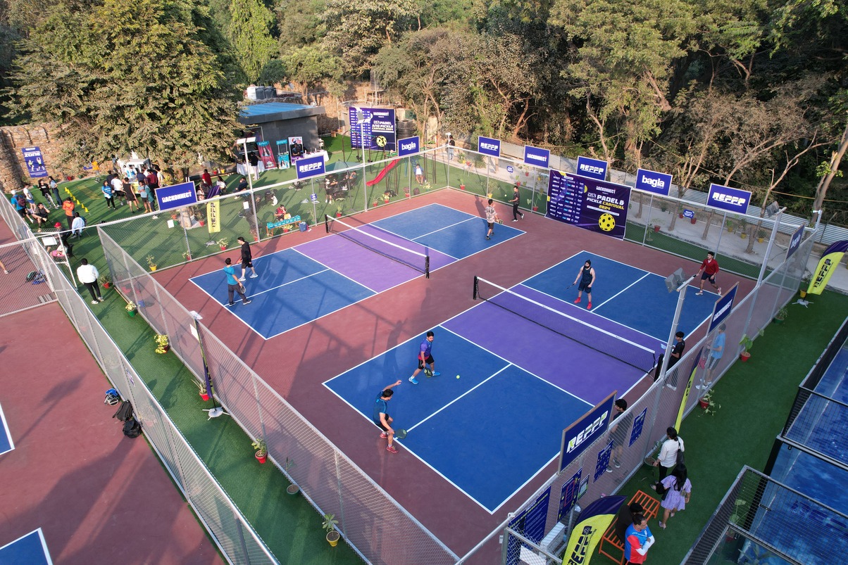 Rackonnect racket sports venue aerial view