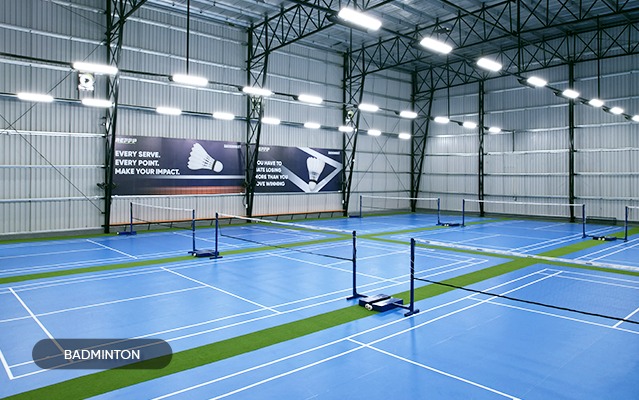 Badminton courts - Book now at Rackonnect