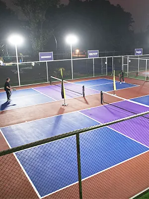 REPPP courts under floodlights