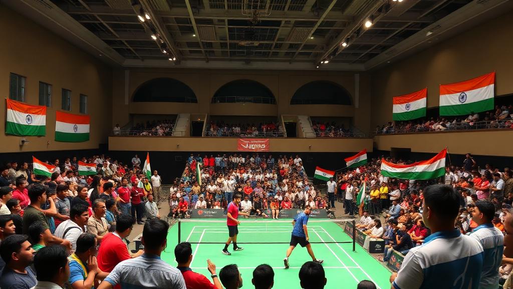 How has badminton become more popular in India?