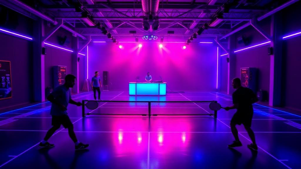 Dink in the Dark at Reppp: Neon Courts, 200+ Players, DJ Beats a Surprise Guest Appearance