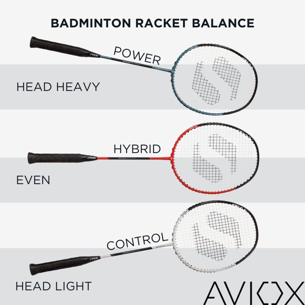 badminton racket balance type